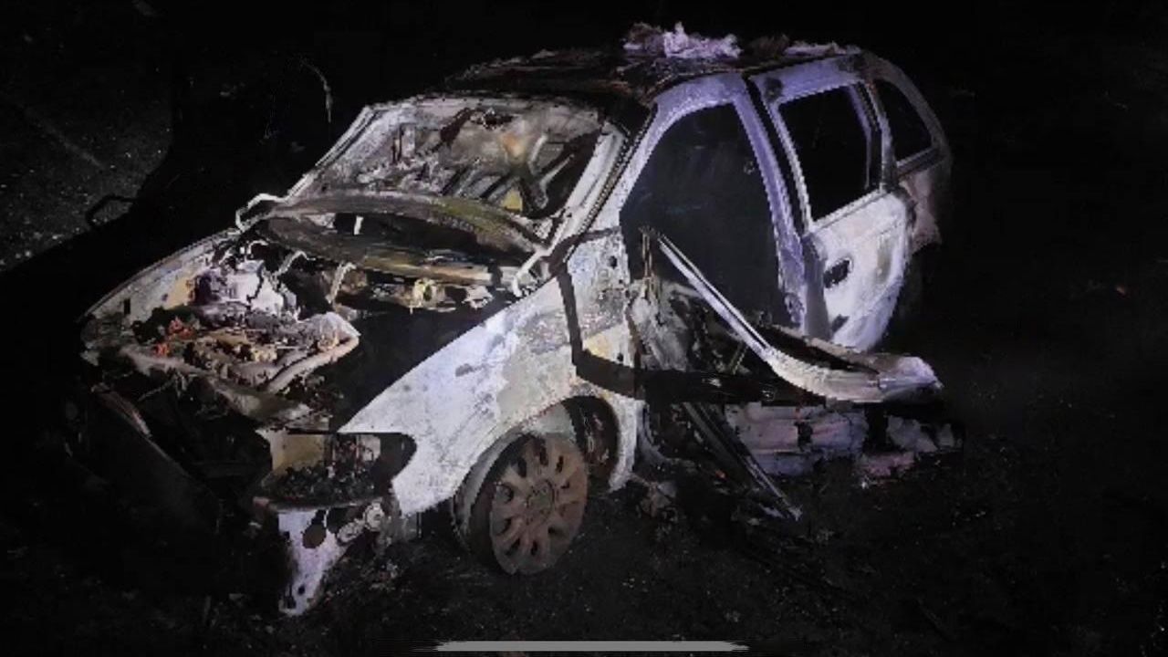 Автомобиль главы администрации района Кичигина, подорванный в Бердянске Автомобиль главы администрации района Кичигина, подорванный в Бердянске - РИА Новости, 1920, 13.01.2023