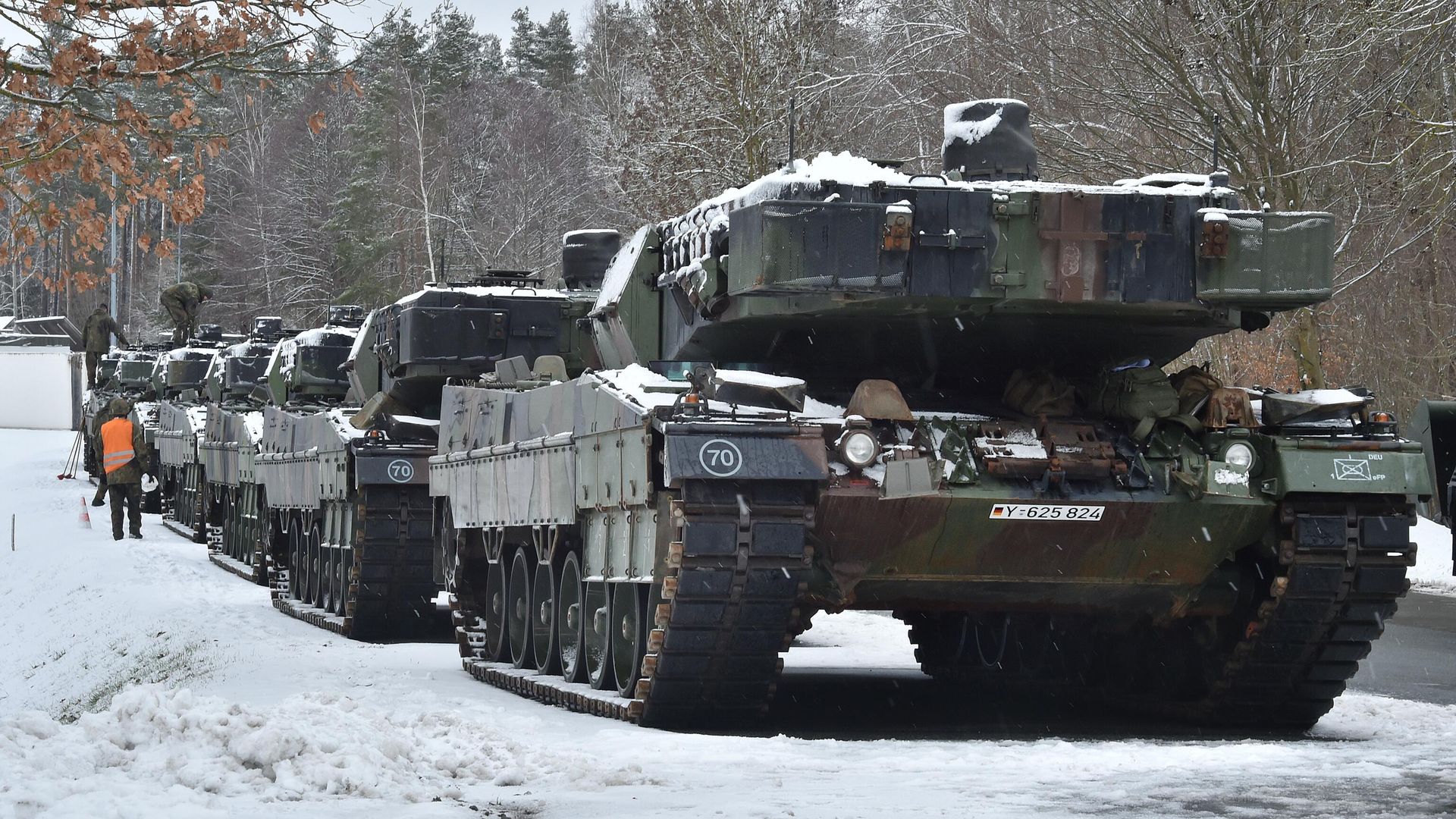 Немецкие танки Leopard 2 - РИА Новости, 1920, 25.01.2023