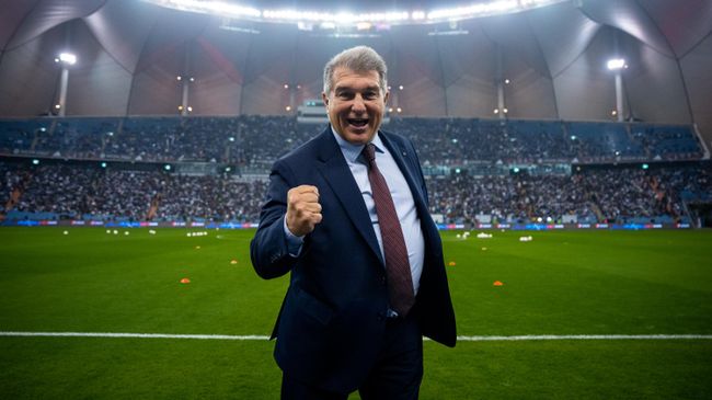 Президент футбольного клуба Барселона Жоан Лапорта