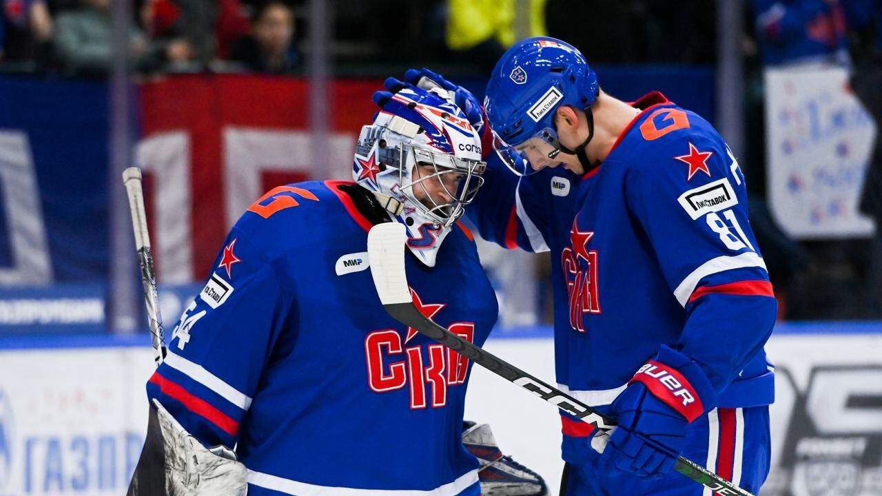 Врвтарь СКА Сергей Иванов в матче КХЛ Врвтарь СКА Сергей Иванов в матче КХЛ - РИА Новости, 1920, 15.02.2023
