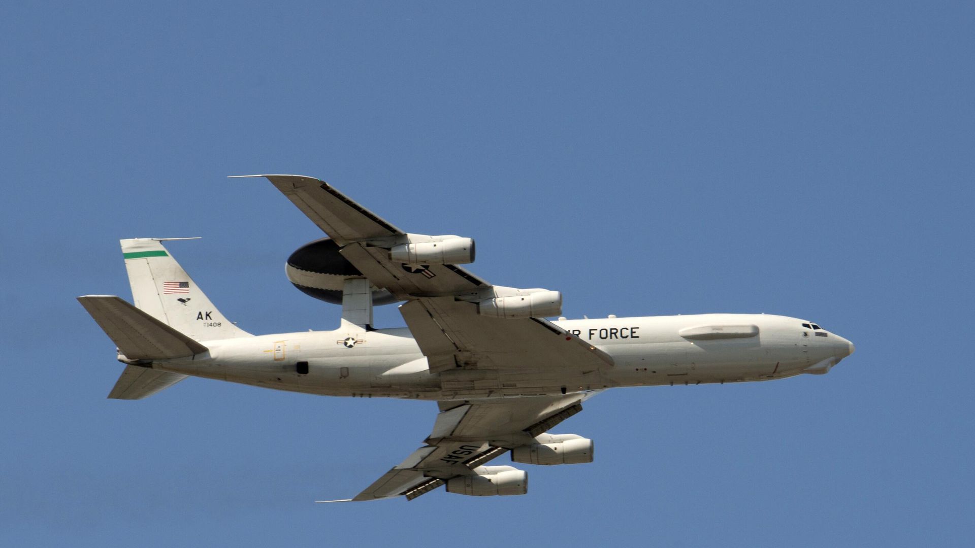 Американский самолет дальнего радиолокационного обнаружения Boeing E-3 Sentry AWACS - РИА Новости, 1920, 20.02.2023