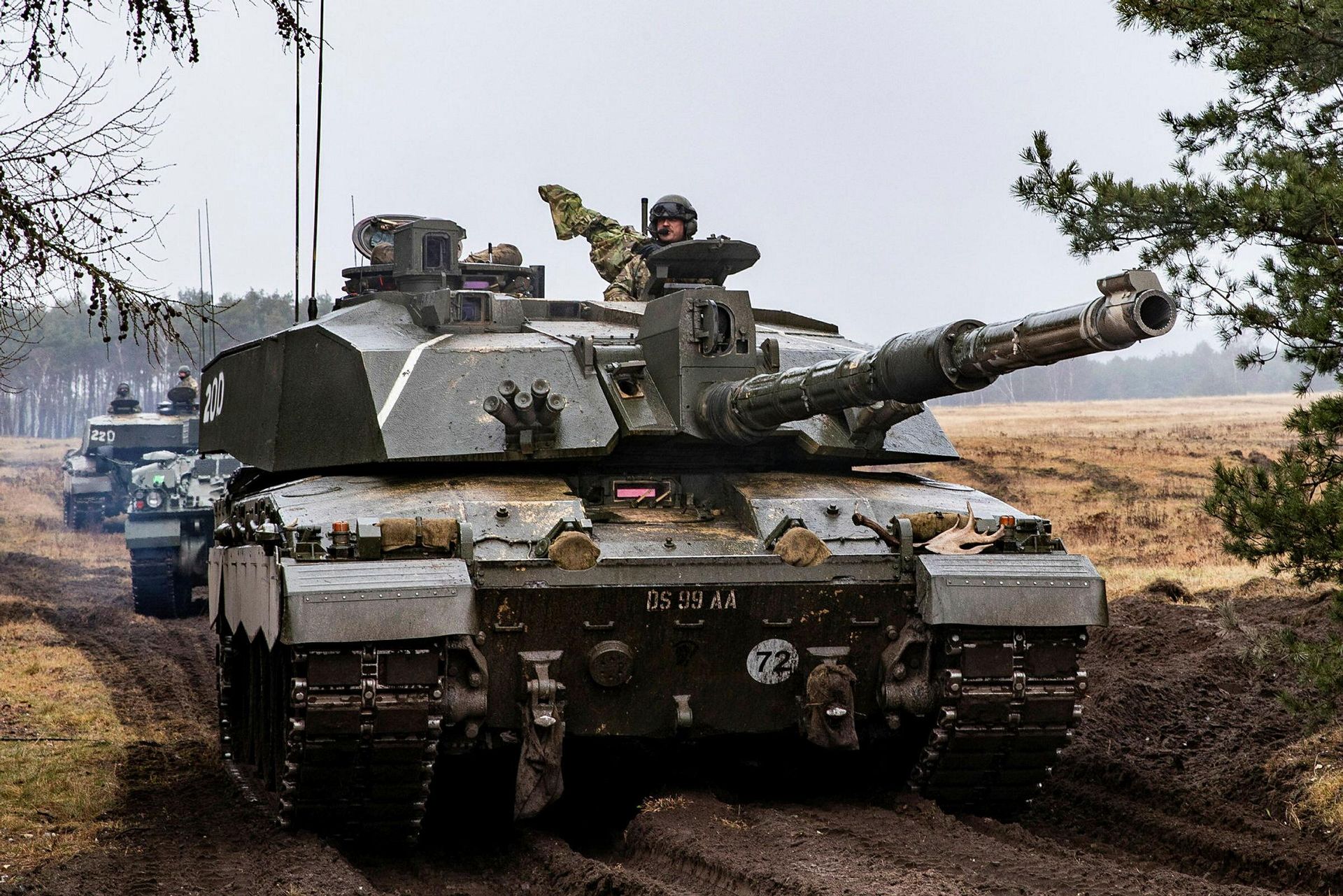 Основной боевой танк сухопутных войск Великобритании Challenger 2 Основной боевой танк сухопутных войск Великобритании Challenger 2 - РИА Новости, 1920, 18.01.2023