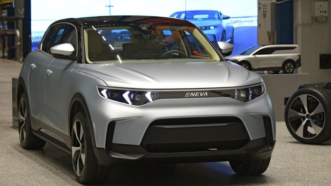 Разрабатываемый концерном Алмаз-Антей автомобиль E-NEVA