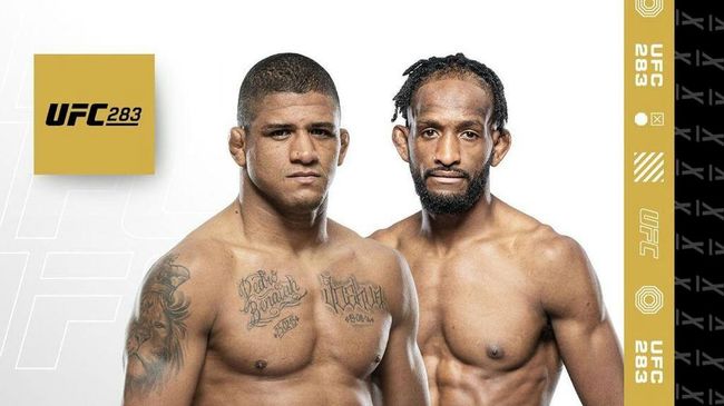 Афиша боя Бернса против Мэгни на UFC 283 Афиша боя Бернса против Мэгни на UFC 283