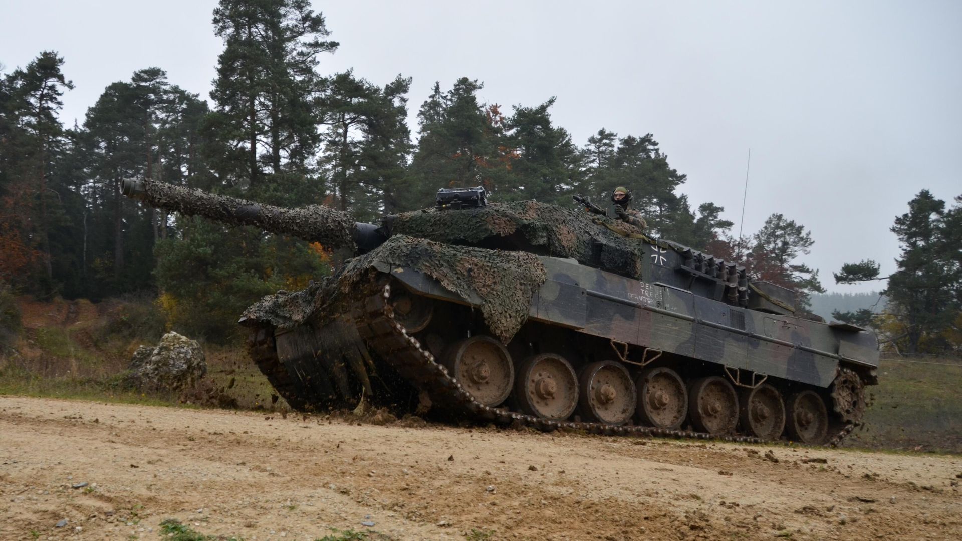 Основной немецкий танк Leopard 2 - РИА Новости, 1920, 21.04.2024