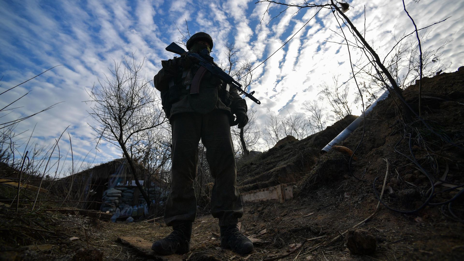 Военнослужащий ВС России в зоне проведения специальной военной операции - РИА Новости, 1920, 09.02.2023