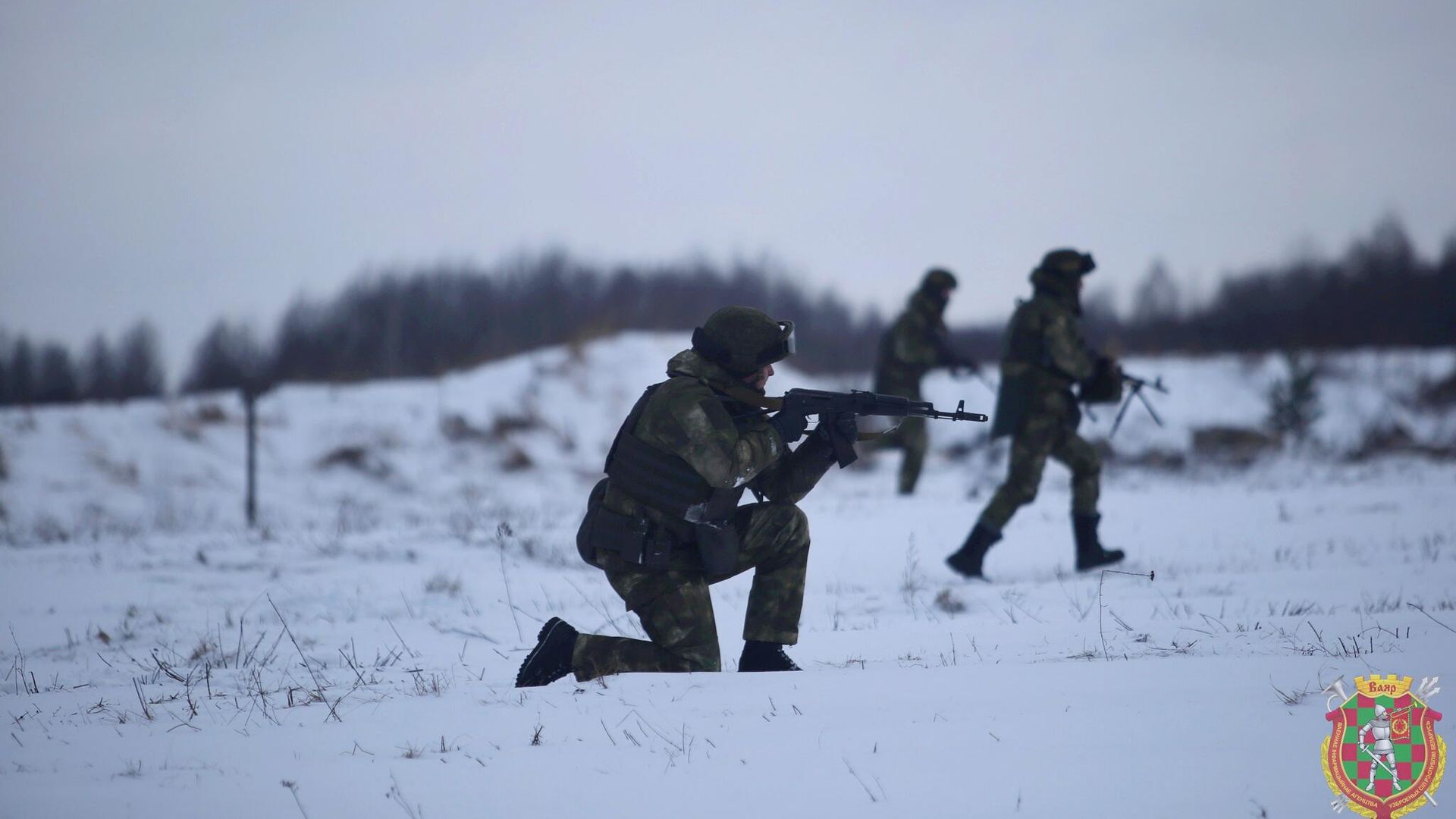 Белорусские военнослужащие во время учений - РИА Новости, 1920, 15.01.2024