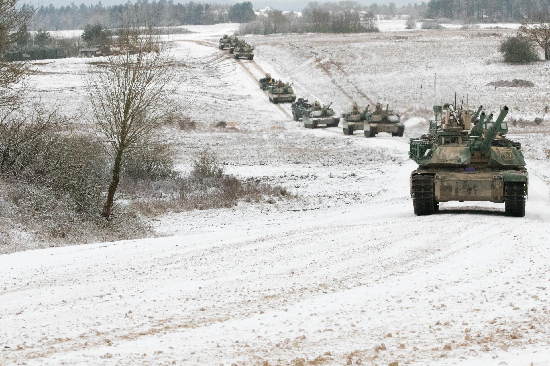 Американские танки M1 Abrams Американские танки M1 Abrams - РИА Новости, 1920, 31.01.2023