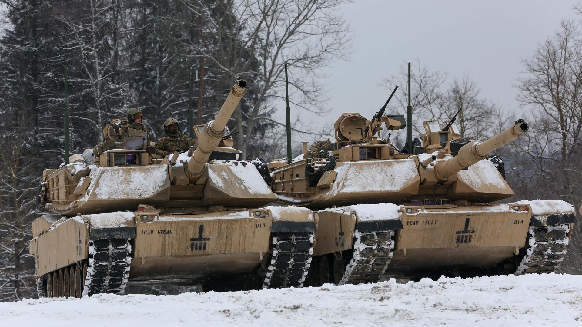 Американские танки M1 Abrams Американские танки M1 Abrams - РИА Новости, 1920, 25.01.2023