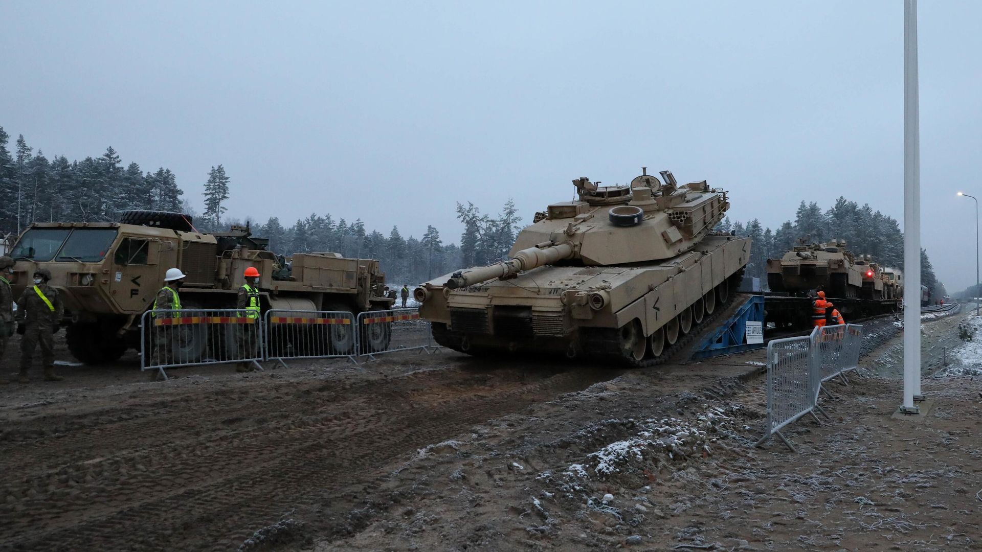Американский танк M1 Abrams Американский танк M1 Abrams - РИА Новости, 1920, 26.01.2023