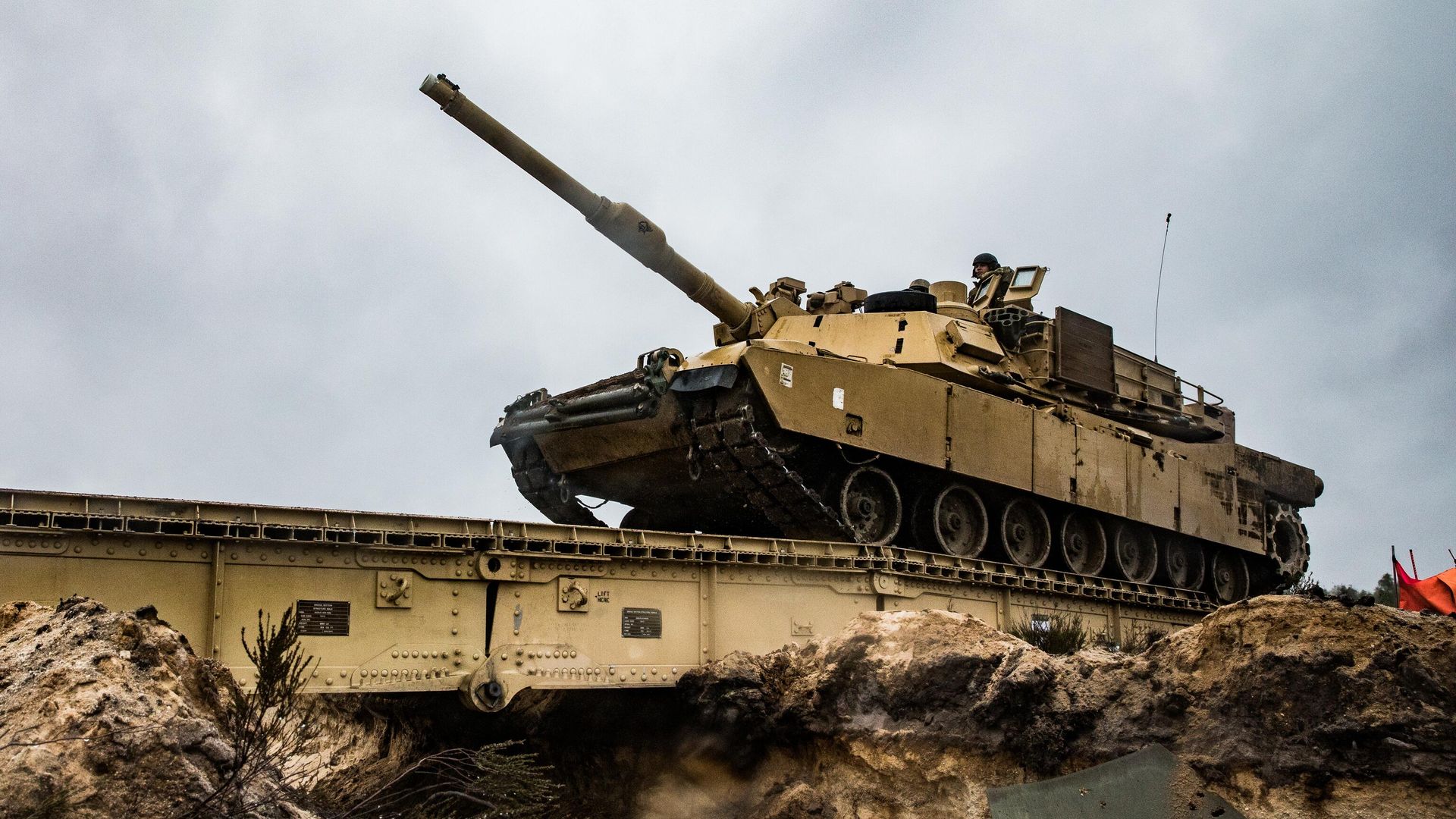 Американский танк M1 Abrams во время учений в Польше - РИА Новости, 1920, 22.09.2023