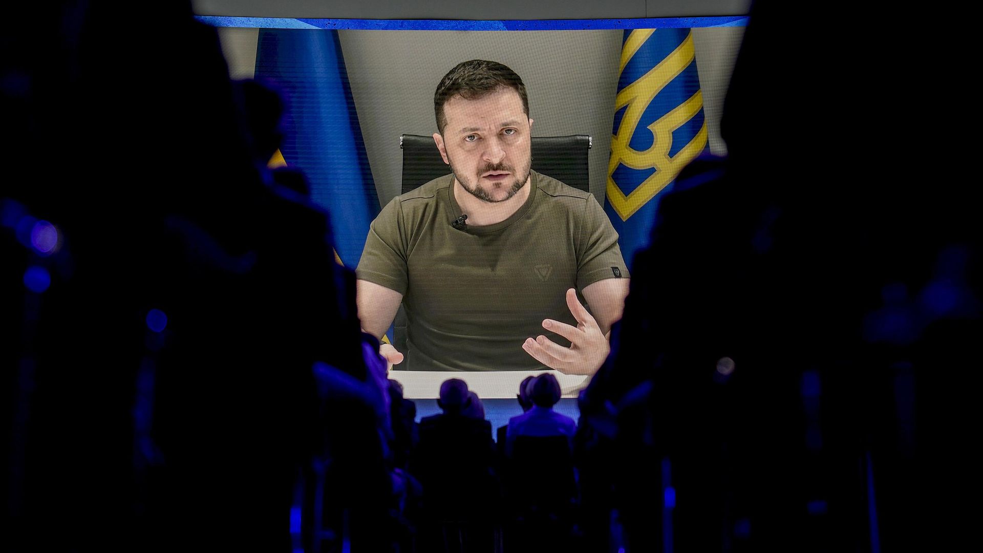 Онлайн-выступление президента Украины Владимира Зеленского Онлайн-выступление президента Украины Владимира Зеленского - РИА Новости, 1920, 25.01.2023