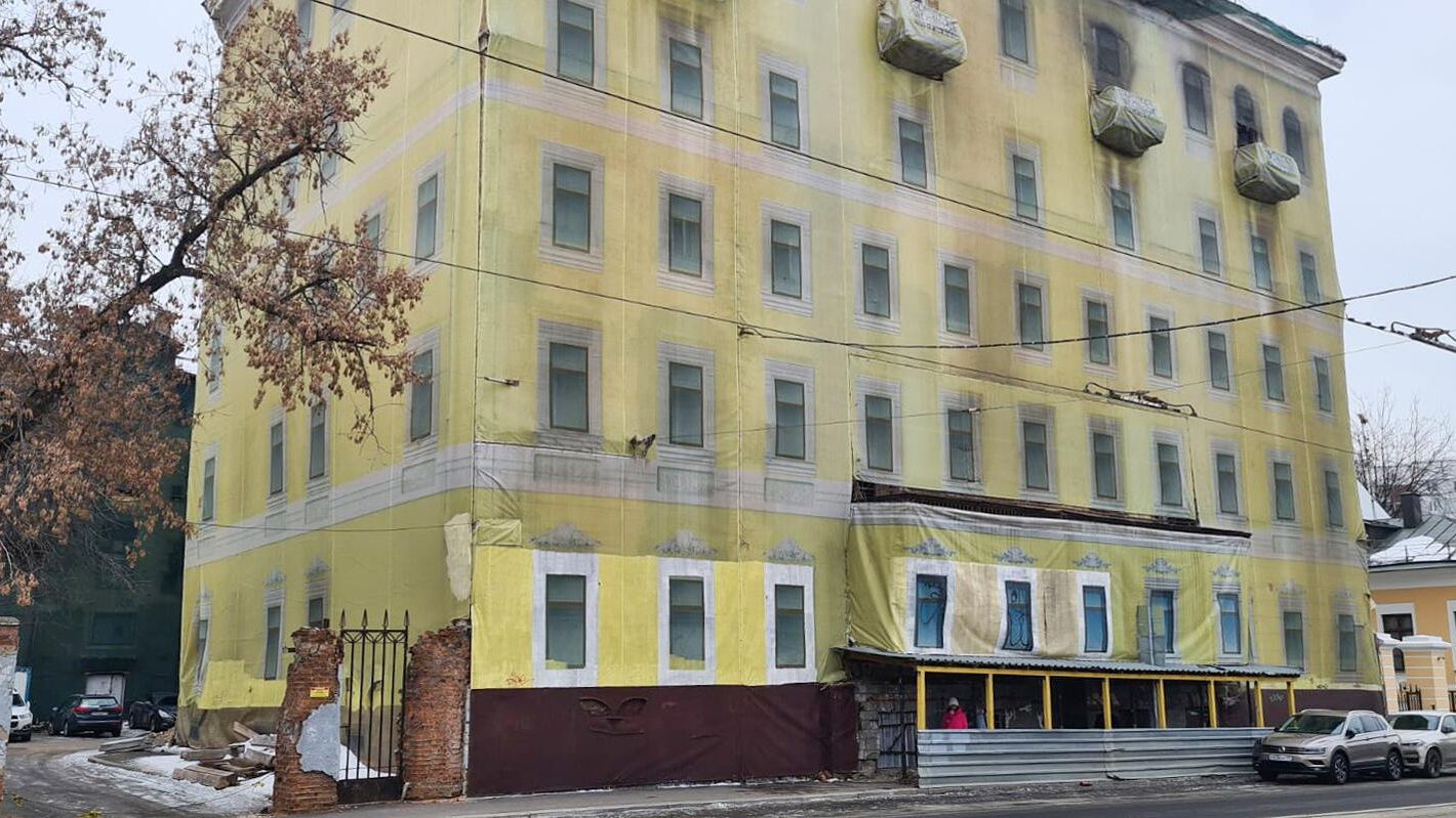 Реставрация главного дома усадьбы Хрящева — Шелапутиных в Москве Реставрация главного дома усадьбы Хрящева — Шелапутиных в Москве - РИА Новости, 1920, 25.01.2023