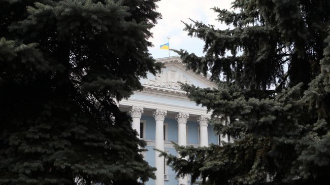 На территории Министерства обороны Украины