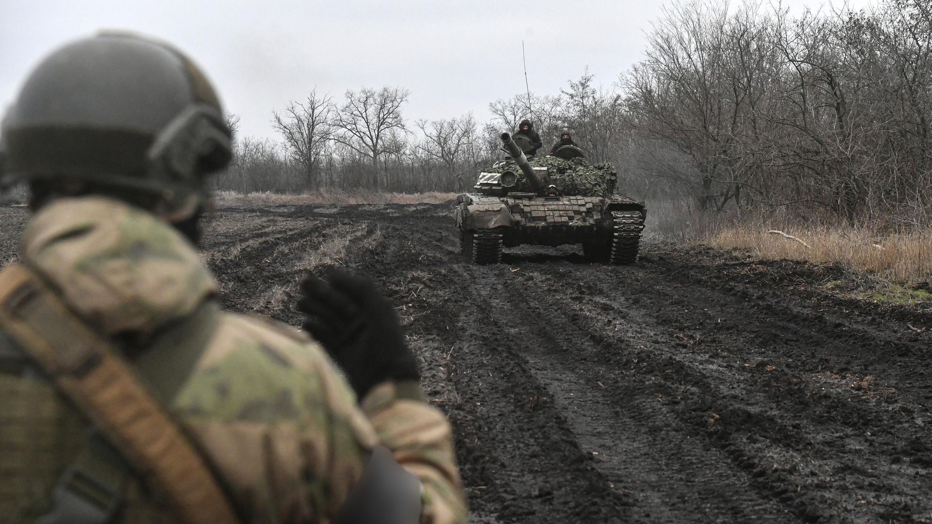 Российский танк Т-72 в зоне СВО Российский танк Т-72 в зоне СВО - РИА Новости, 1920, 07.02.2023