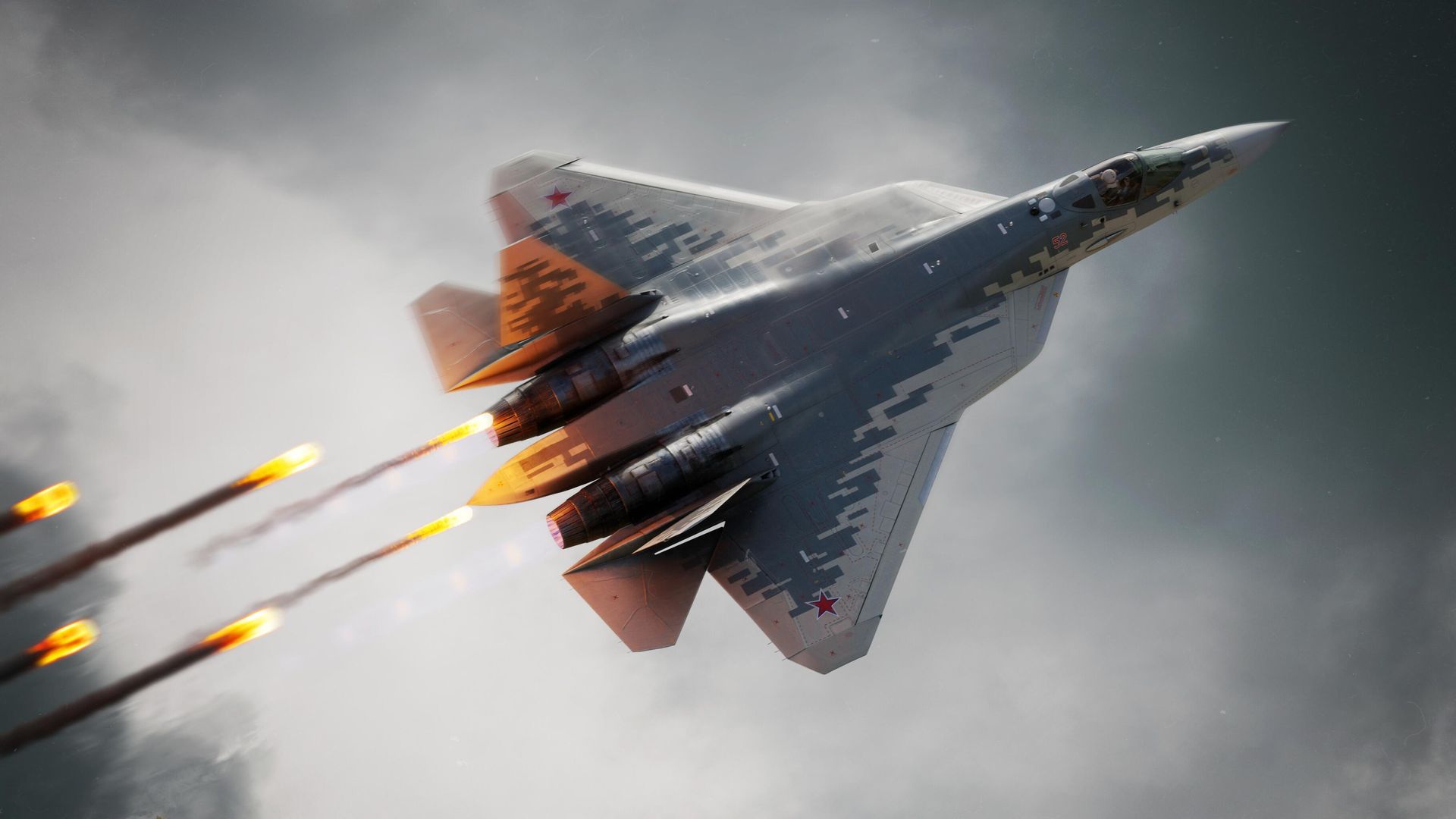 Истребитель 5-го поколения Су-57 в представлении 3D-художника Истребитель 5-го поколения Су-57 в представлении 3D-художника - РИА Новости, 1920, 30.01.2023