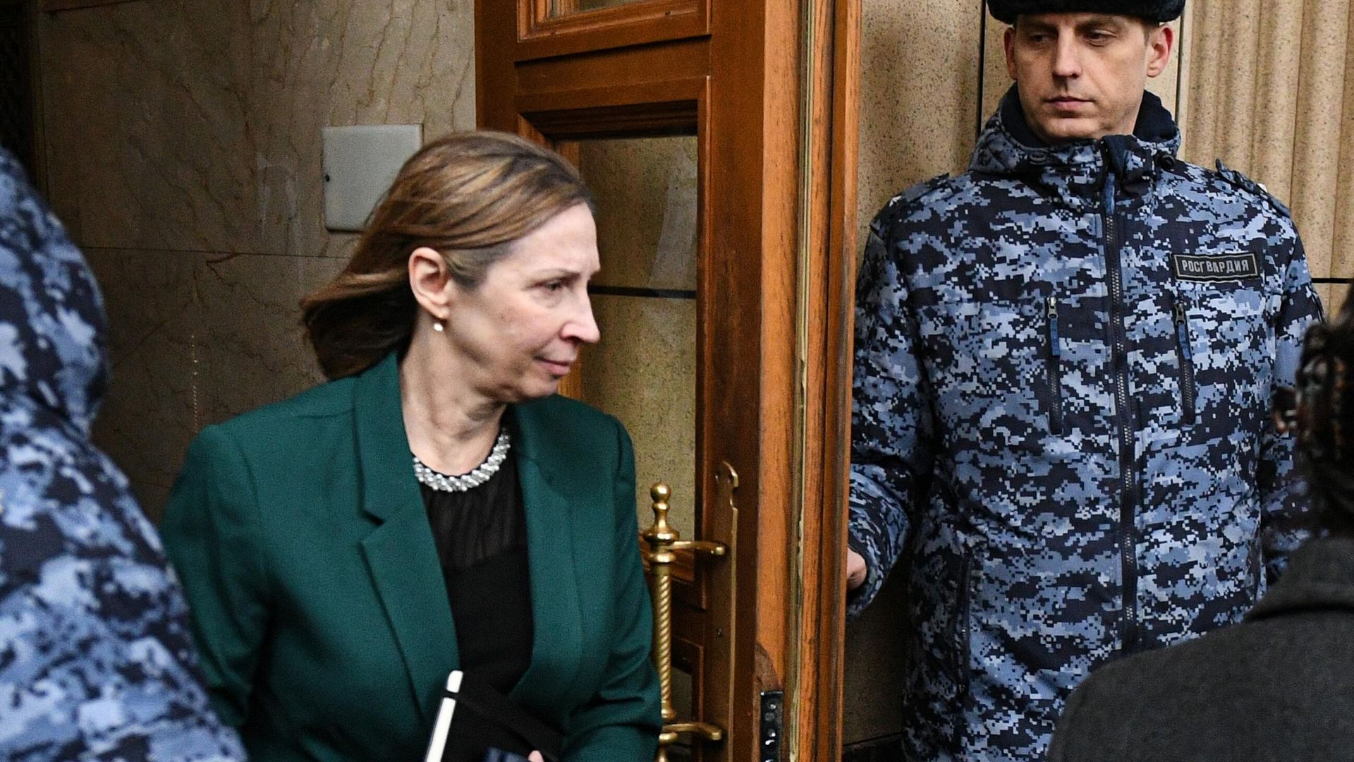 Новый посол США Линн Трейси у здания МИД Новый посол США Линн Трейси у здания МИД - РИА Новости, 1920, 30.01.2023