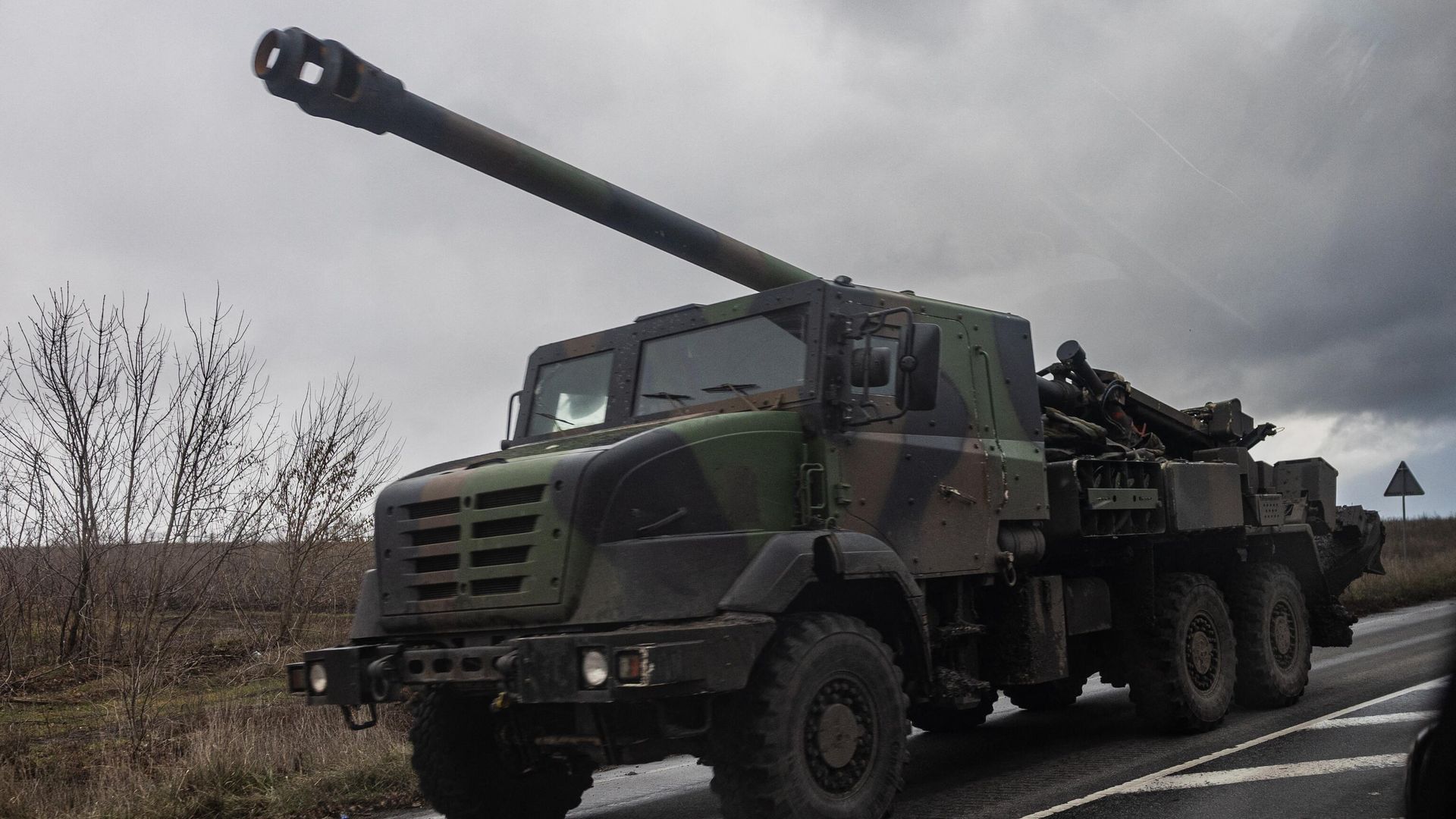 Французская самоходная гаубица CAESAR на востоке Украины Французская самоходная гаубица CAESAR на востоке Украины - РИА Новости, 1920, 01.02.2023