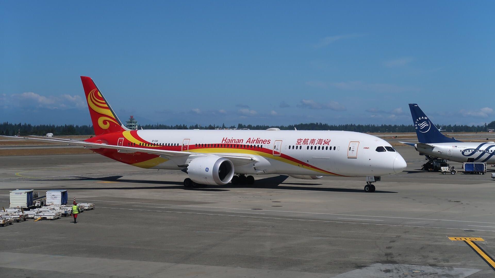 Самолет авиакомпании Hainan Airlines Самолет авиакомпании Hainan Airlines - РИА Новости, 1920, 01.02.2023