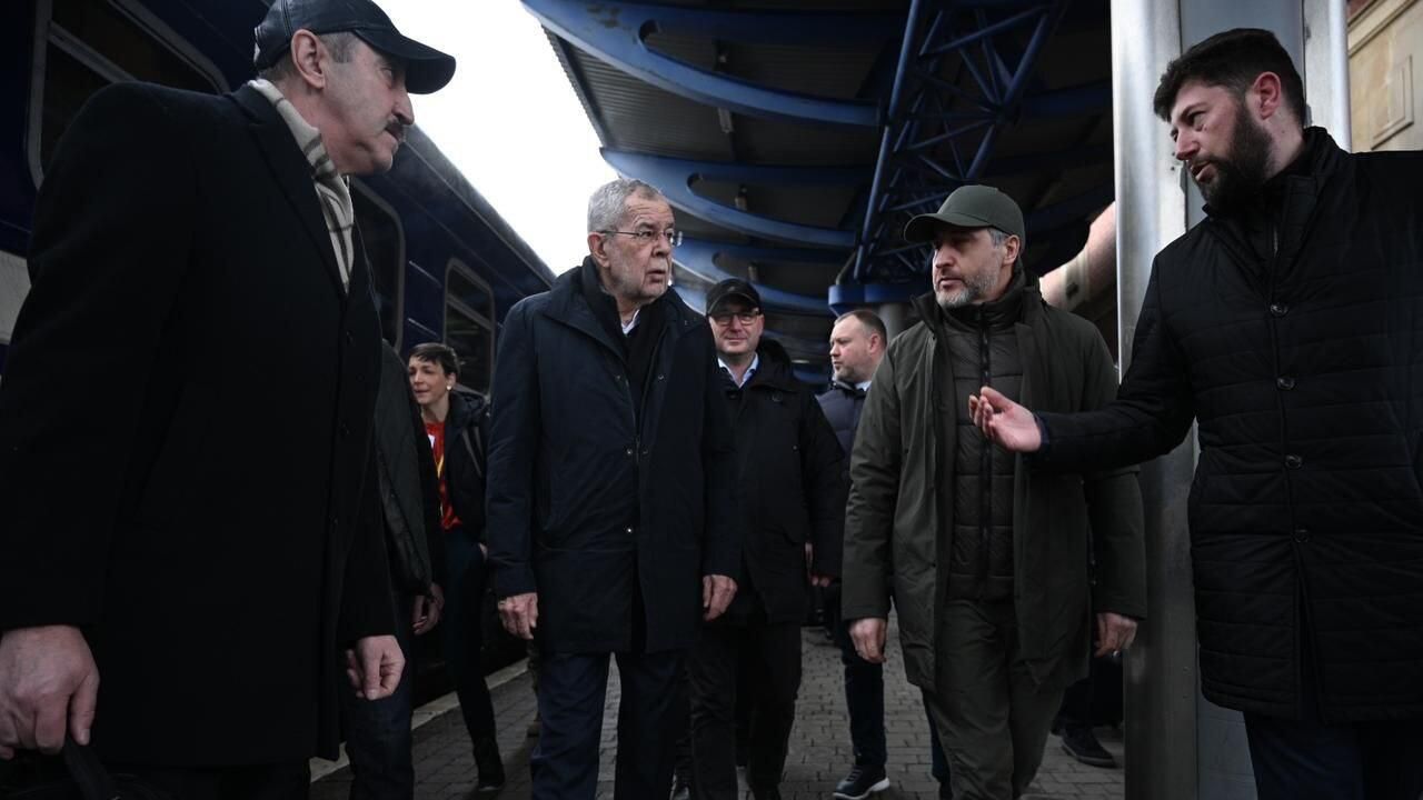 Президент Австрии Александер Ван дер Беллен в Ужгороде, Украина - РИА Новости, 1920, 02.02.2023