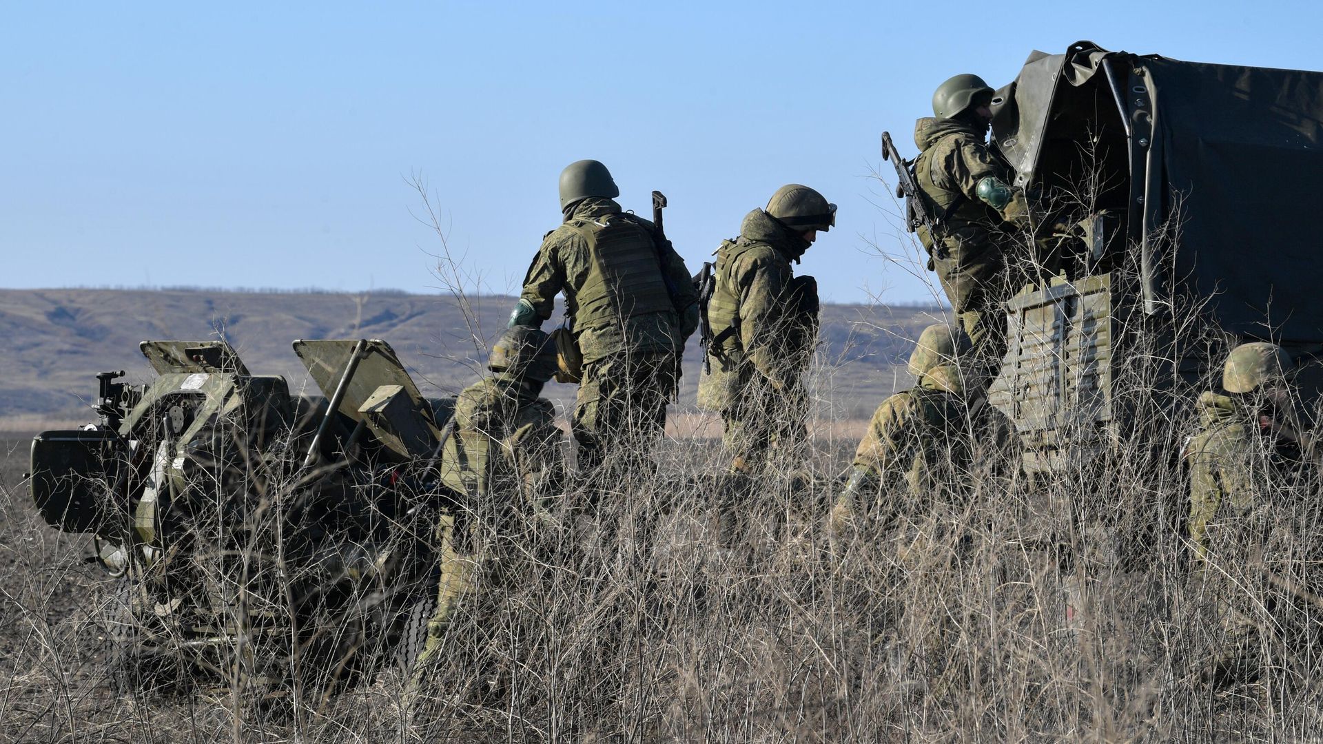 Российские военнослужащие в зоне спецоперации Российские военнослужащие в зоне спецоперации - РИА Новости, 1920, 11.05.2023
