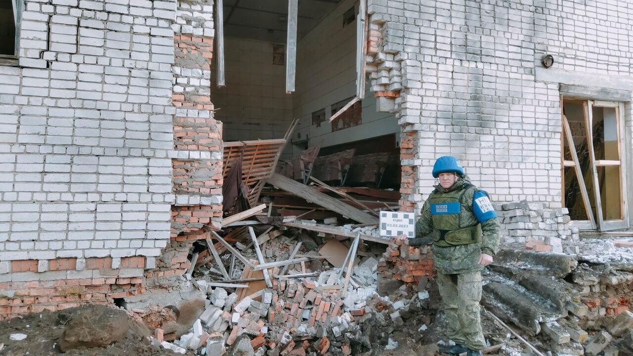 Последствия обстрела села Булавиновка Новопсковского района в ЛНР - РИА Новости, 1920, 03.02.2023