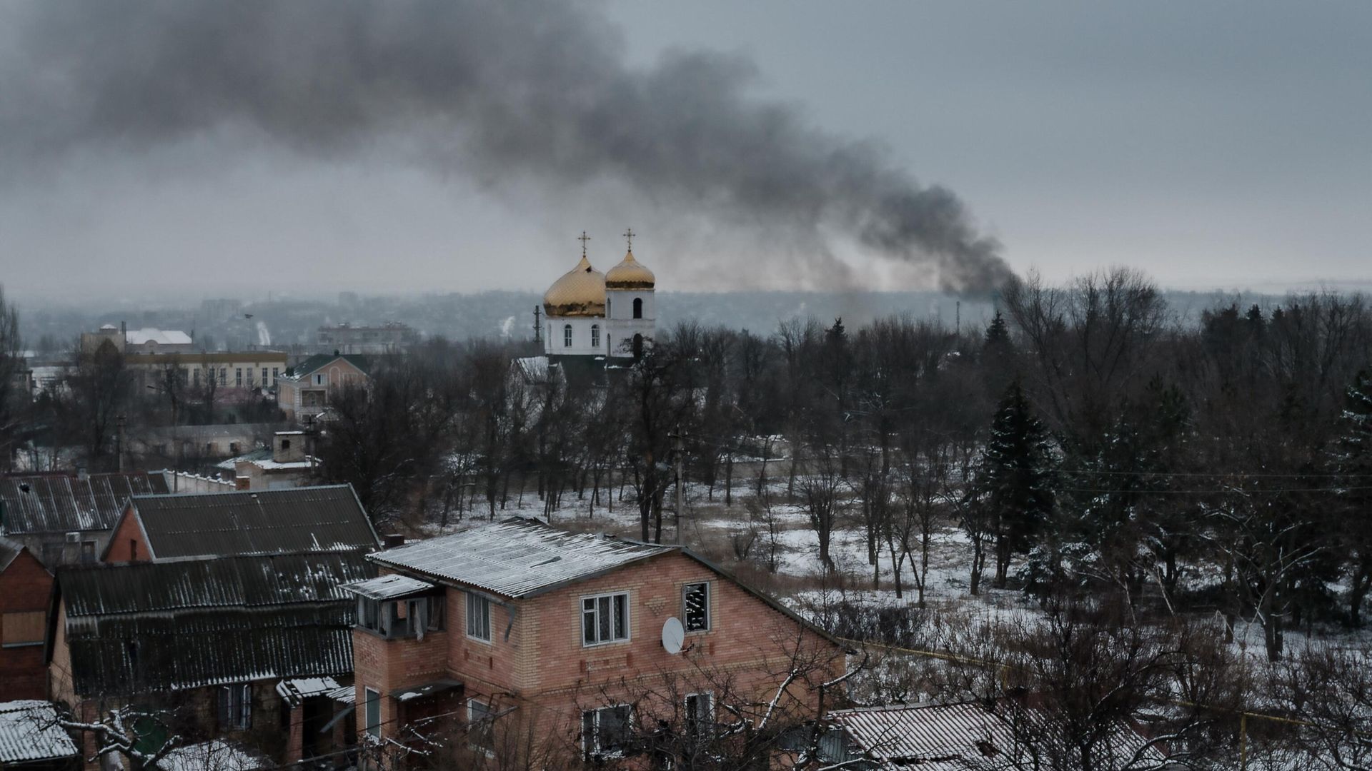 Дым над Артемовском Дым над Артемовском - РИА Новости, 1920, 05.02.2023