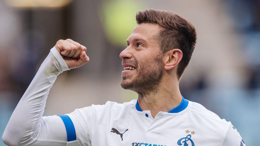 Нападающий Динамо Федор Смолов Нападающий Динамо Федор Смолов - РИА Новости, 1920, 06.02.2023