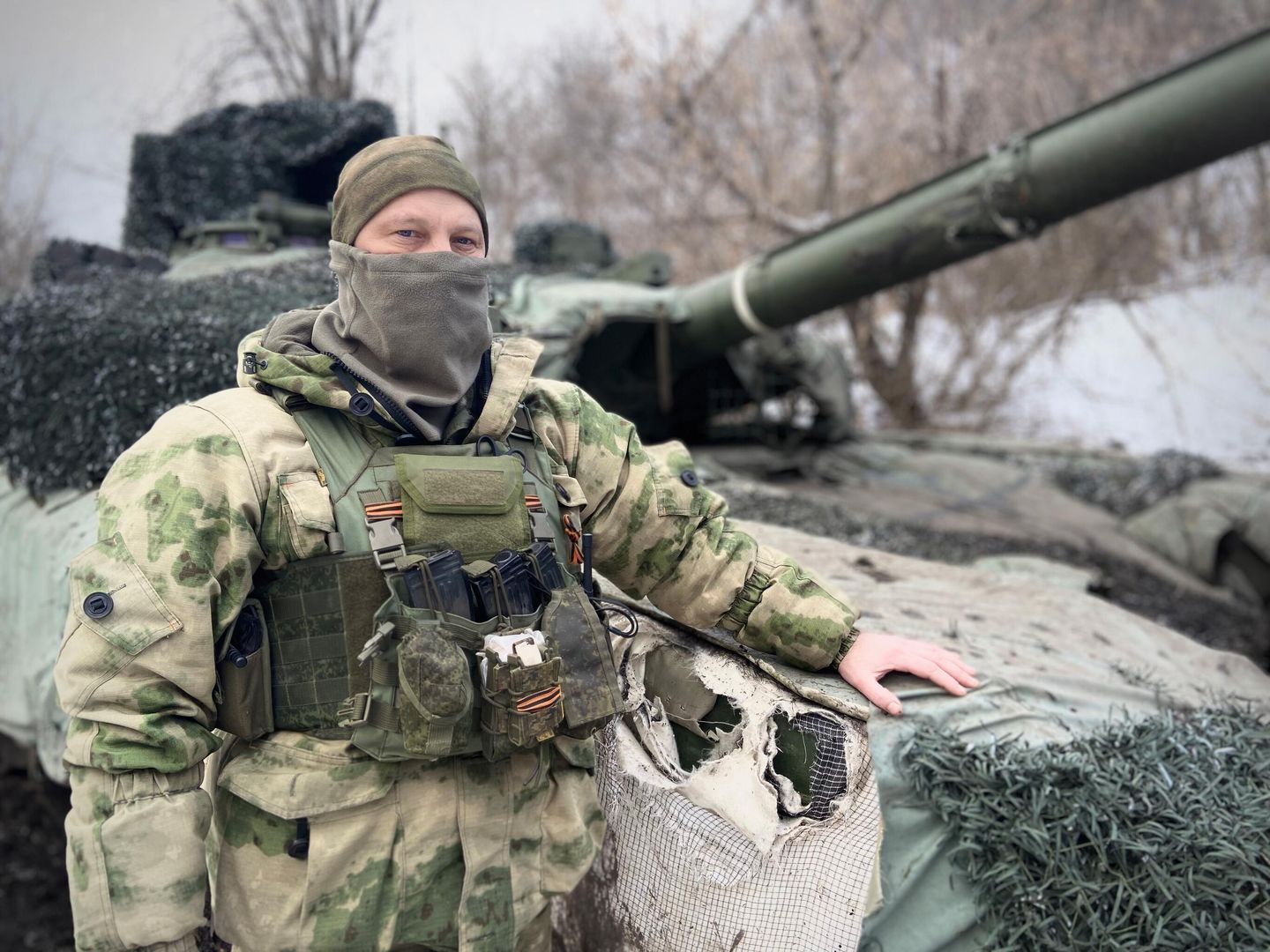 Гроза у танка Т-90М Гроза у танка Т-90М
