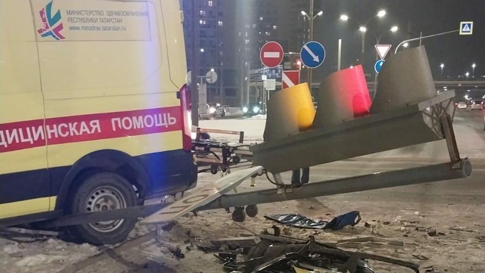 ДТП с участием автомобиля скорой помощи в городе Набережные Челны, Татарстан ДТП с участием автомобиля скорой помощи в городе Набережные Челны, Татарстан - РИА Новости, 1920, 07.02.2023
