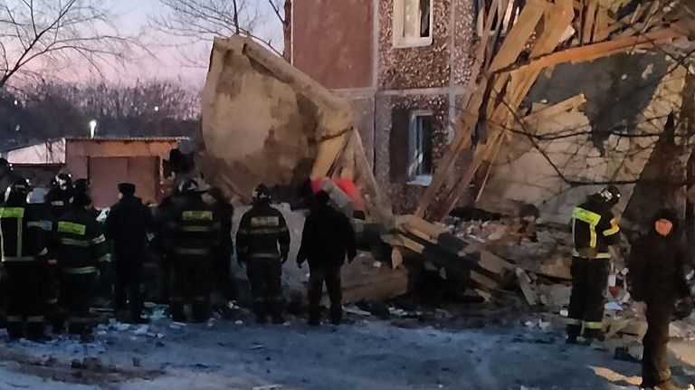 Обрушение подъезда жилого дома в Ефремове Обрушение подъезда жилого дома в Ефремове