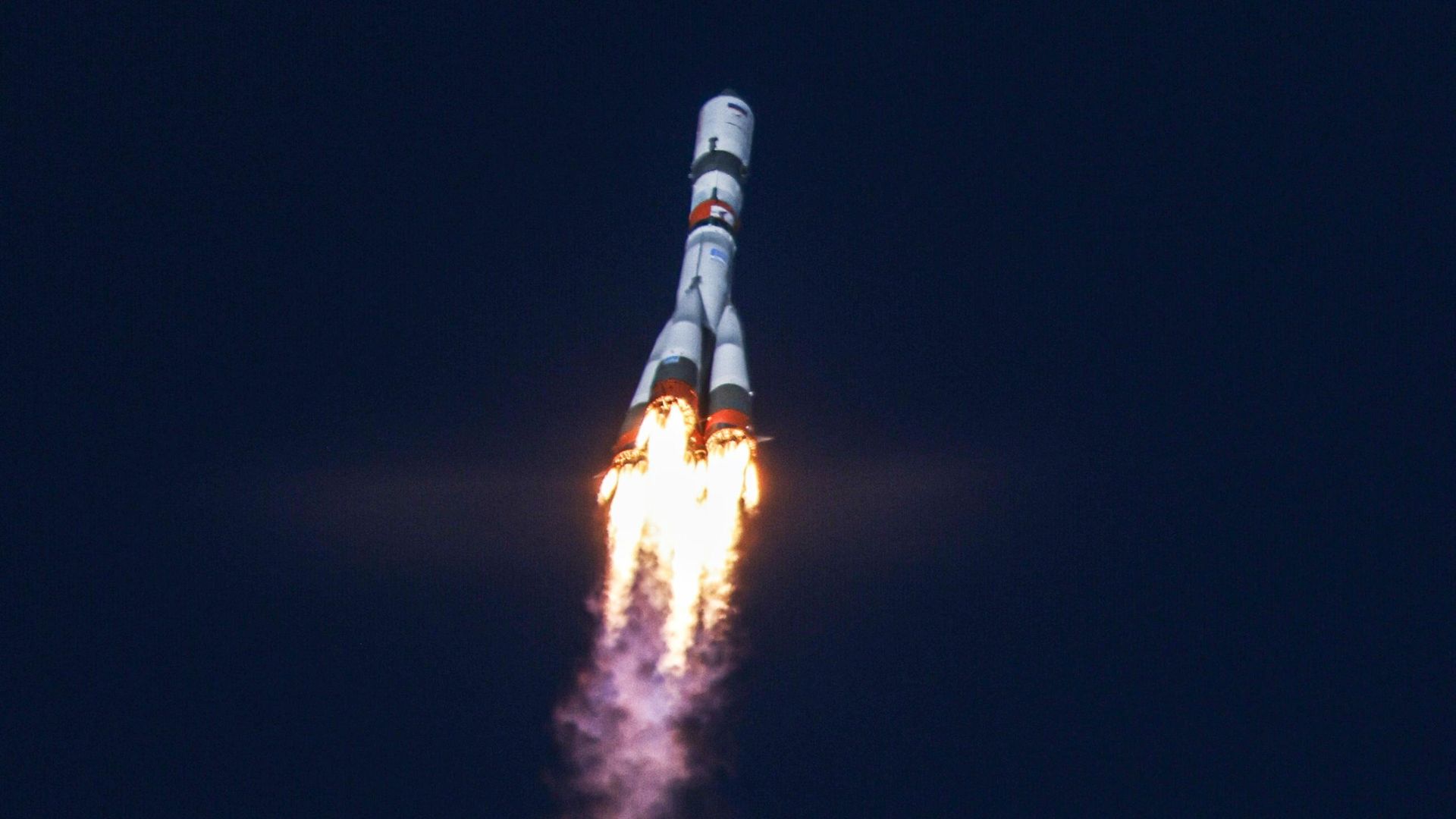 Старт ракеты-носителя Союз-2.1а с транспортным грузовым кораблем Прогресс МС-22 с космодрома Байконур - РИА Новости, 1920, 24.02.2023