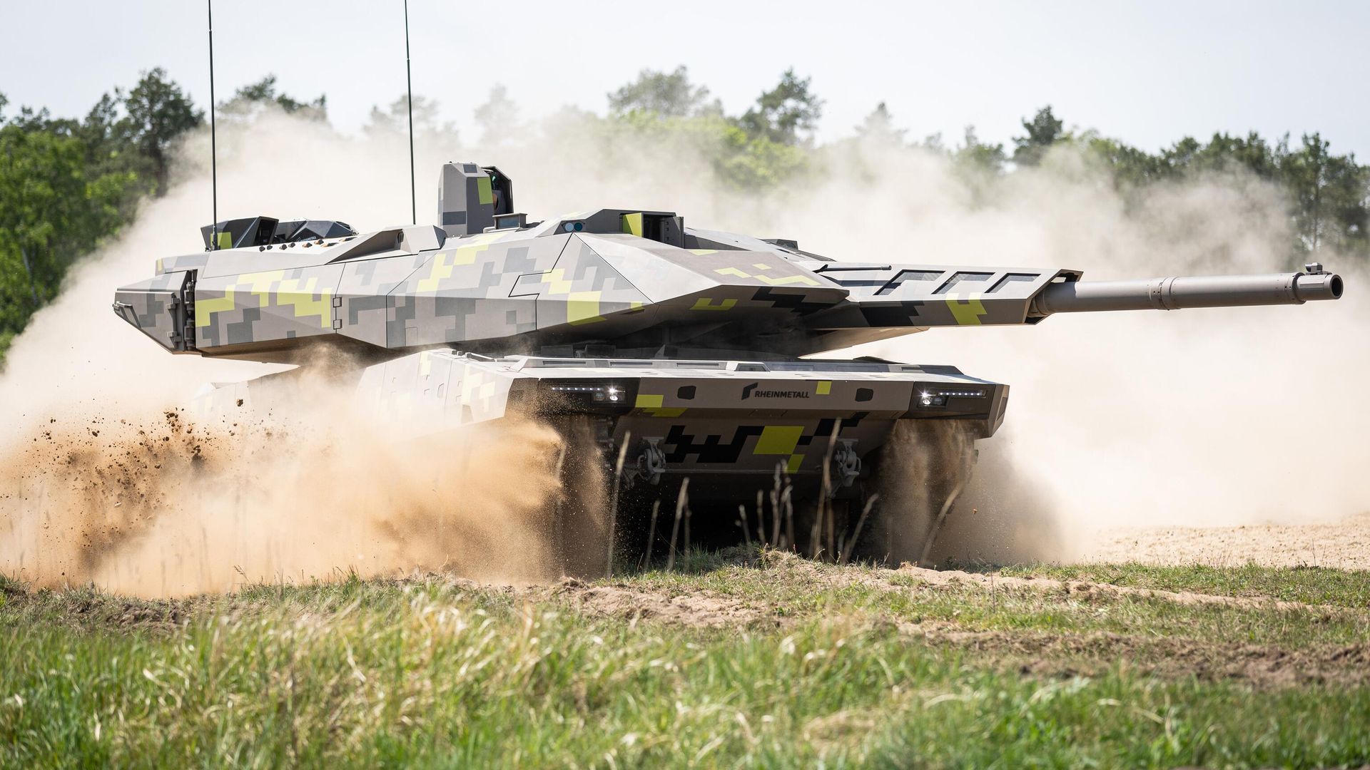 Немецкий основной боевой танк Panther KF51 Немецкий основной боевой танк Panther KF51 - РИА Новости, 1920, 20.06.2024