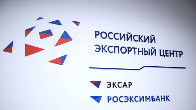 Логотип АО Российский экспортный центр (РЭЦ)