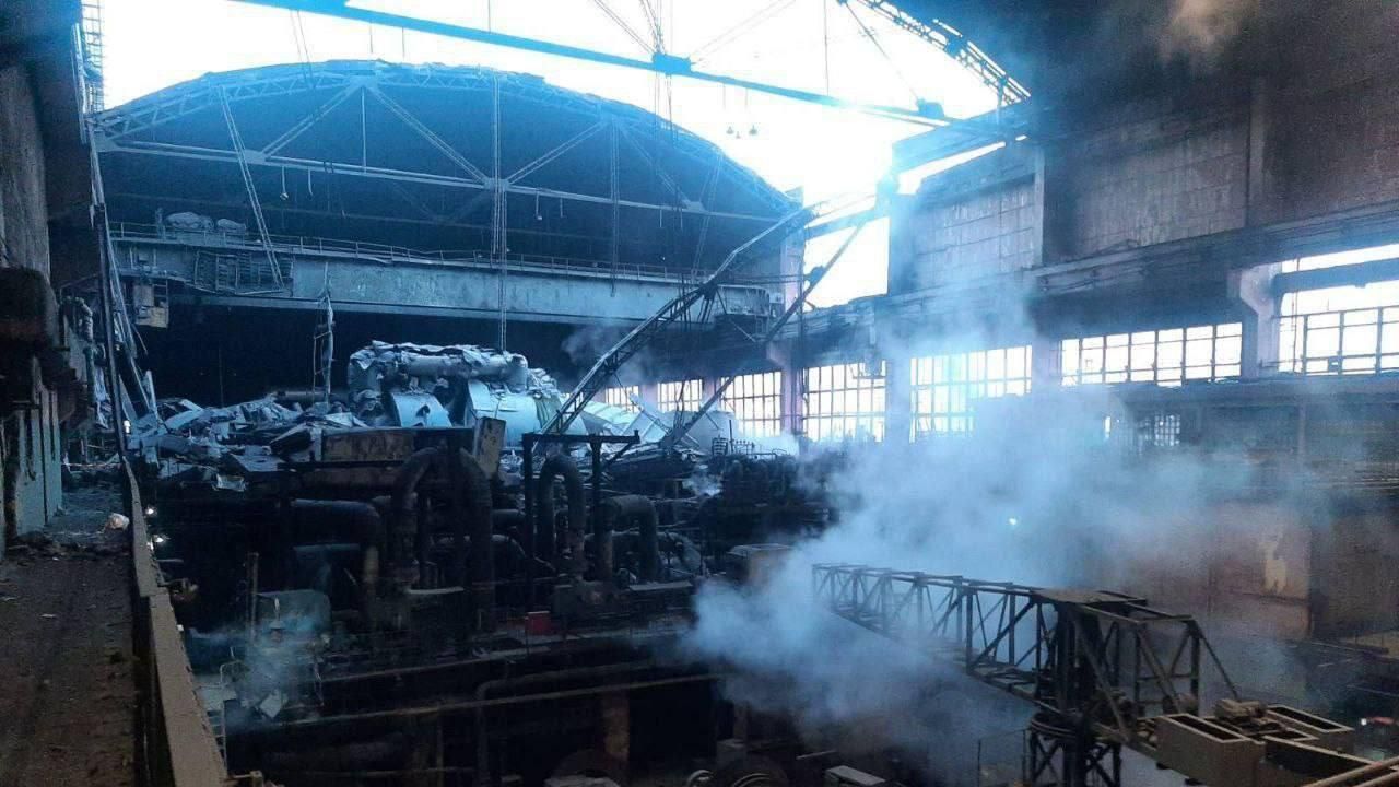 Разрушения на ТЭЦ в Кривом Роге Разрушения на ТЭЦ в Кривом Роге - РИА Новости, 1920, 10.02.2023