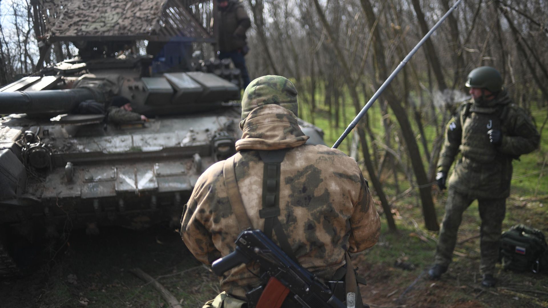 Танкисты Вооруженных сил РФ в зоне проведения специальной военной операции Танкисты Вооруженных сил РФ в зоне проведения специальной военной операции - РИА Новости, 1920, 13.07.2023