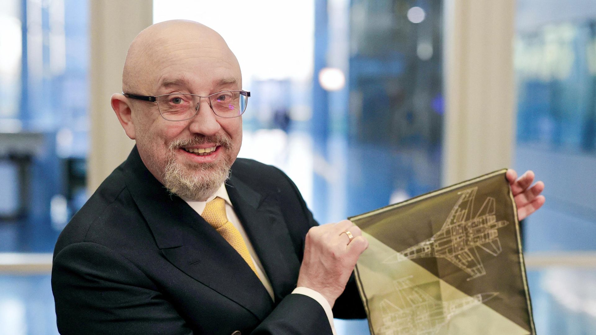Министр обороны Украины Алексей Резников перед заседанием Контактной группы по Украине в Брюсселе Министр обороны Украины Алексей Резников перед заседанием Контактной группы по Украине в Брюсселе - РИА Новости, 1920, 14.02.2023