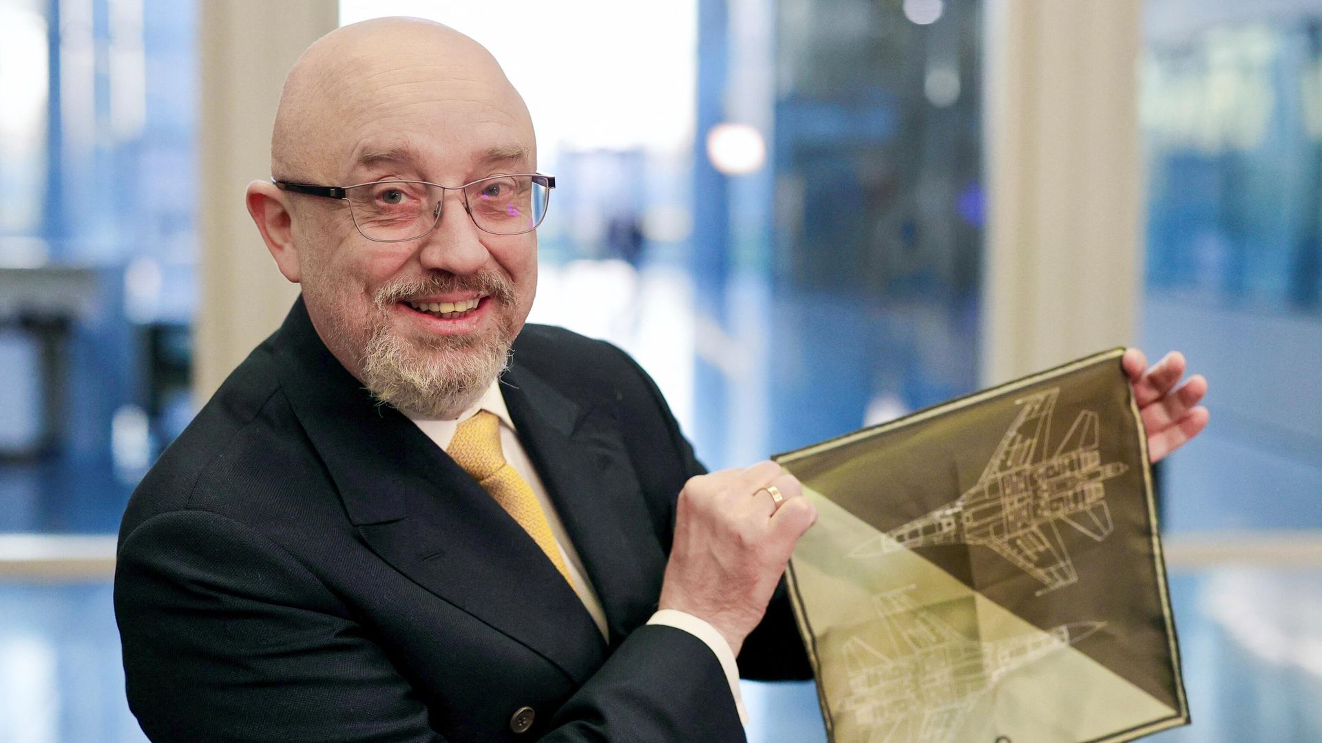 Министр обороны Украины Алексей Резников перед заседанием Контактной группы по Украине в Брюсселе Министр обороны Украины Алексей Резников перед заседанием Контактной группы по Украине в Брюсселе - РИА Новости, 1920, 14.02.2023