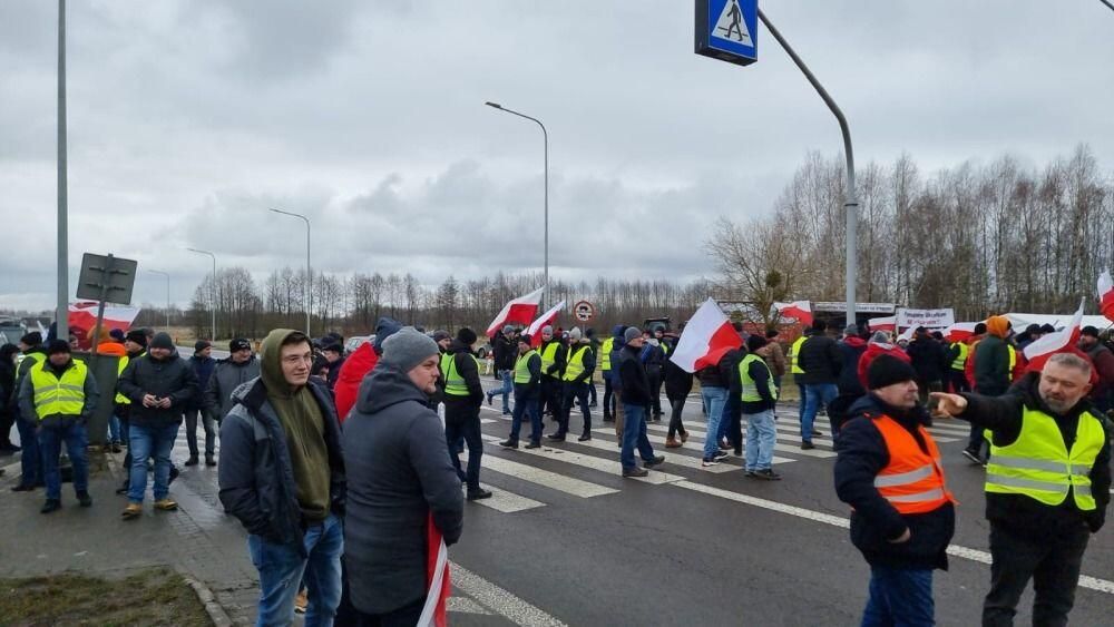 Польские фермеры протестуют на польско-украинской границе Польские фермеры протестуют на польско-украинской границе - РИА Новости, 1920, 16.02.2023