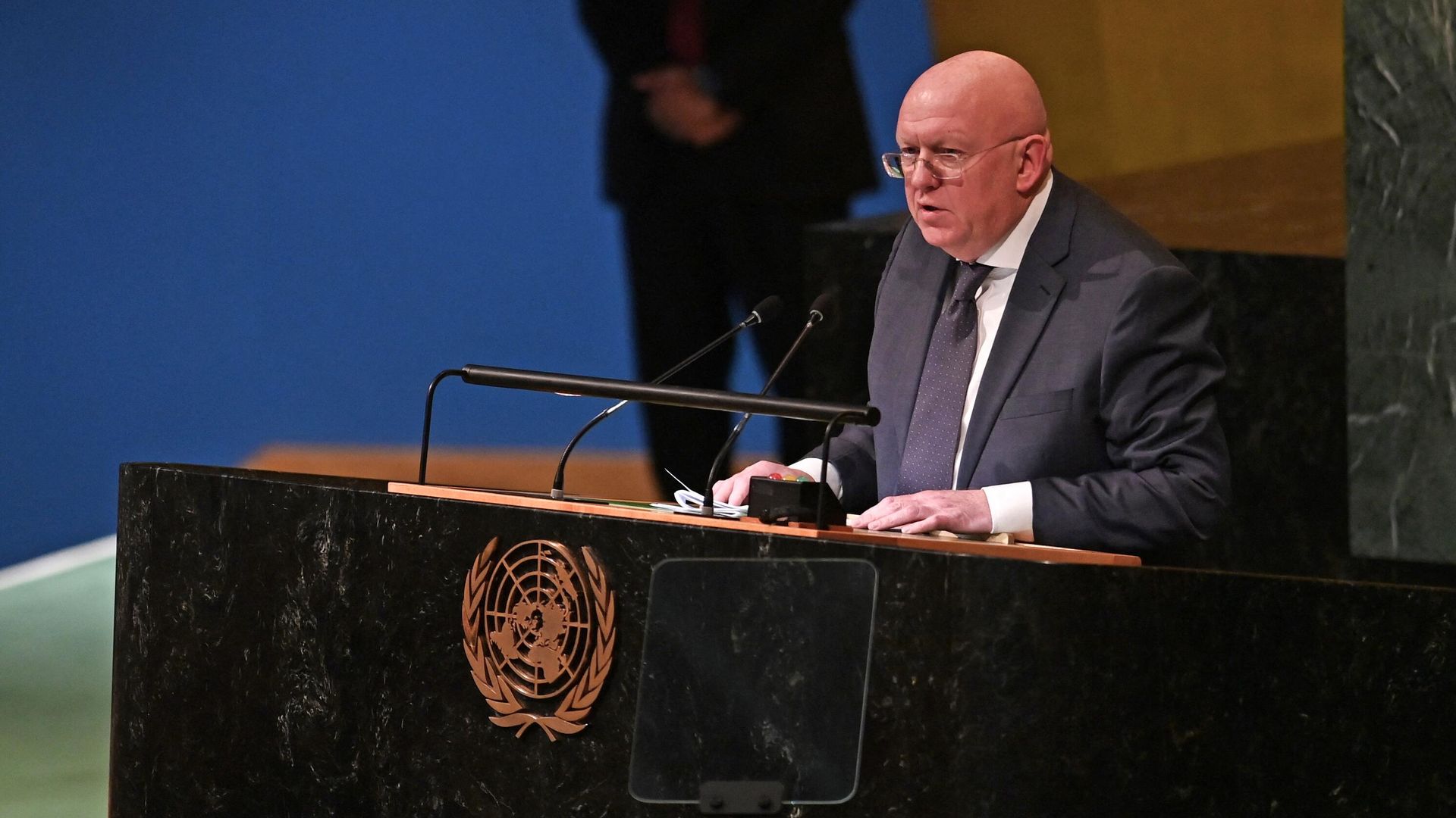Постоянный представитель России при ООН Василий Небензя Постоянный представитель России при ООН Василий Небензя - РИА Новости, 1920, 17.02.2023
