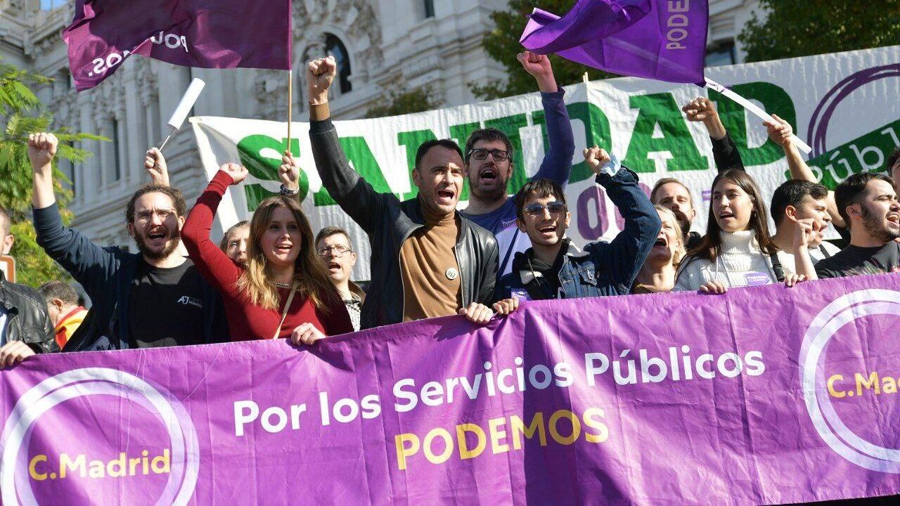 Левая партия Podemos в Испании Левая партия Podemos в Испании - РИА Новости, 1920, 17.02.2023