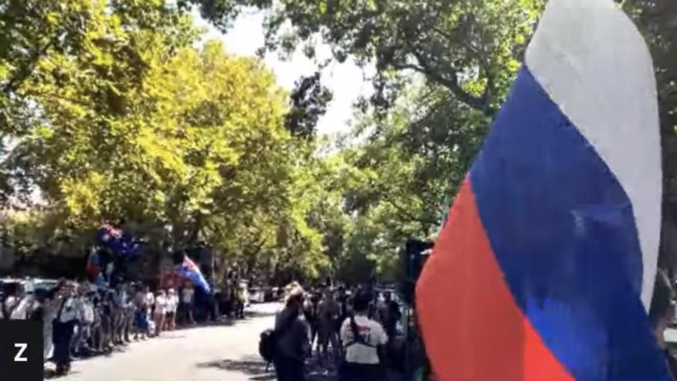 Митинг в Сиднее в поддержку России Митинг в Сиднее в поддержку России - РИА Новости, 1920, 18.02.2023