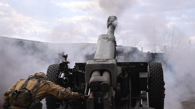 Боевая работа расчетов гаубиц Д-30 в зоне спецоперации