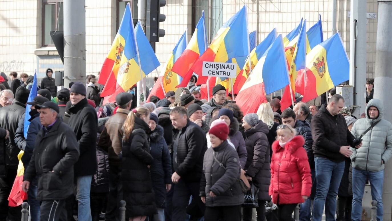Участники антиправительственного митинга сторонников оппозиционной партии Шор в Кишеневе Участники антиправительственного митинга сторонников оппозиционной партии Шор в Кишеневе - РИА Новости, 1920, 14.03.2023