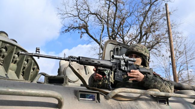 Сотрудник Росгвардии в зоне СВО