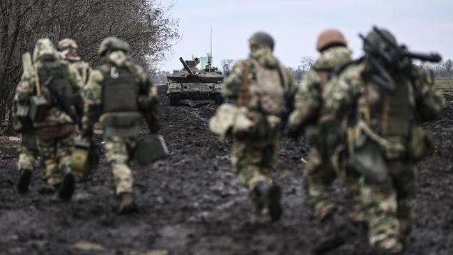 Российские военнослужащие в зоне проведения спецоперации