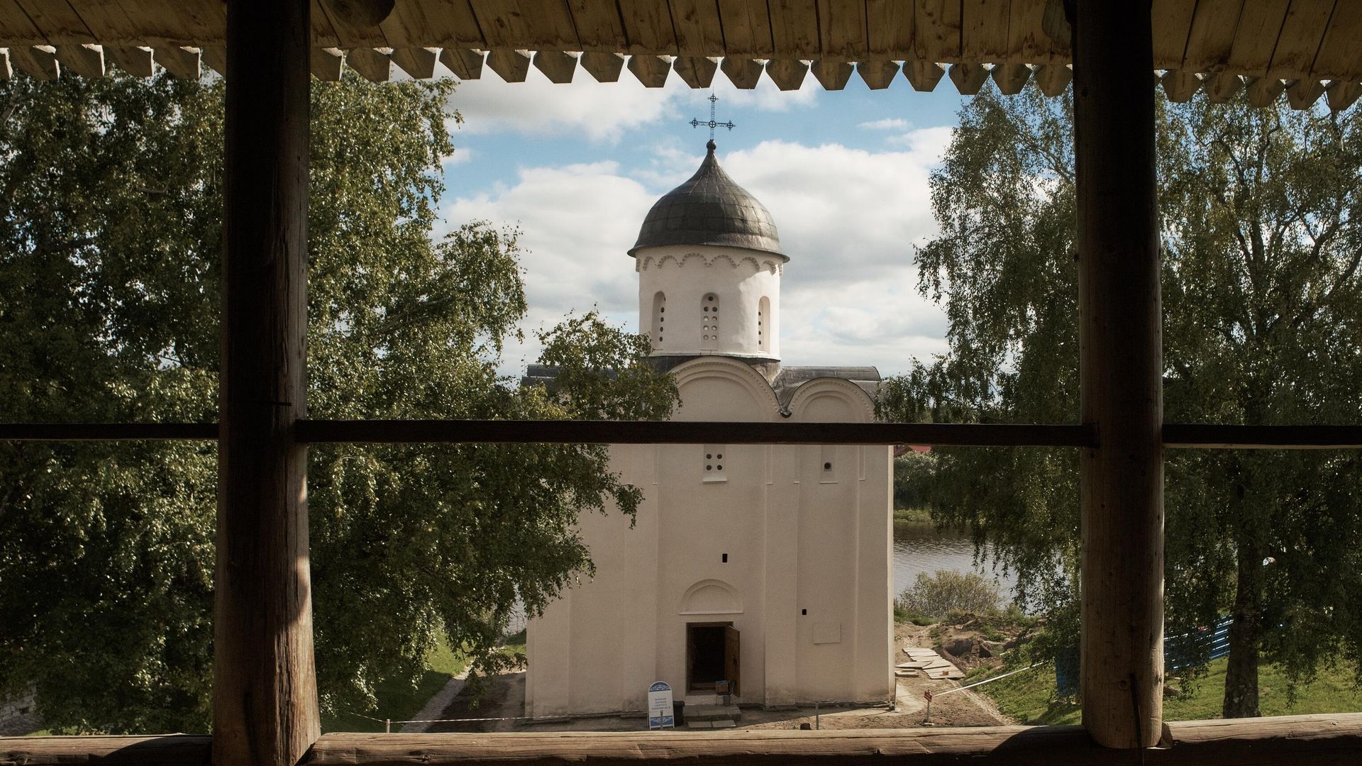 Церковь святого Георгия в Староладожской крепости в поселке Старая Ладога Ленинградской области Церковь святого Георгия в Староладожской крепости в поселке Старая Ладога Ленинградской области - РИА Новости, 1920, 21.02.2023