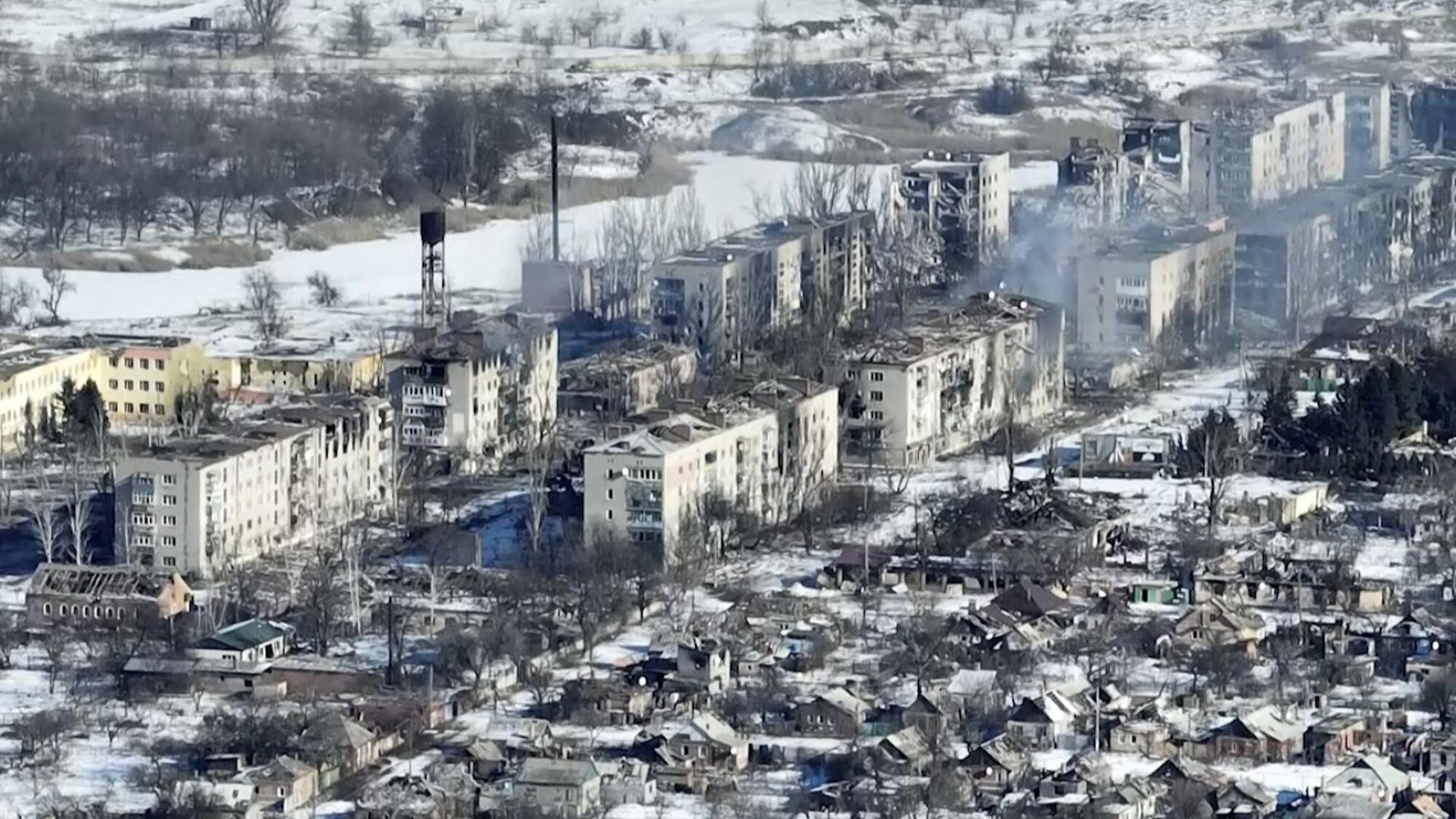 Дым на месте боев в Артемовске - РИА Новости, 1920, 11.03.2023