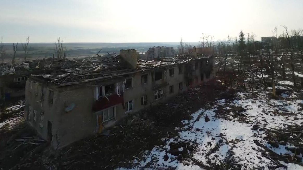 Жилые дома в Артемовске, разрушенные в результате обстрелов - РИА Новости, 1920, 10.03.2023