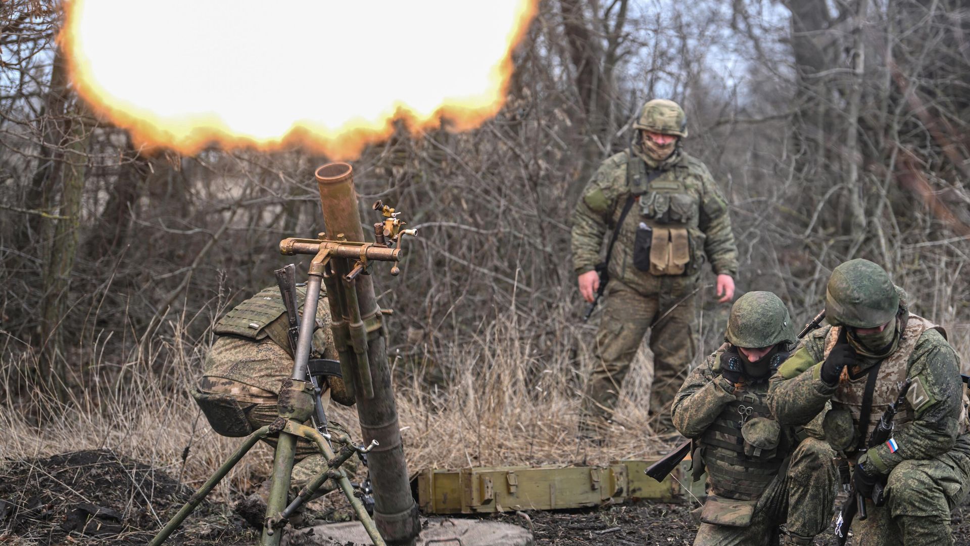 Российские военные ведут огонь по позициям ВСУ в зоне СВО Российские военные ведут огонь по позициям ВСУ в зоне СВО - РИА Новости, 1920, 13.01.2024